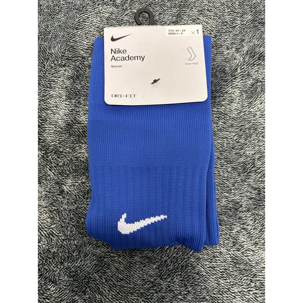 Nike Womens Size S Blue Academy Classic Crew Socks New